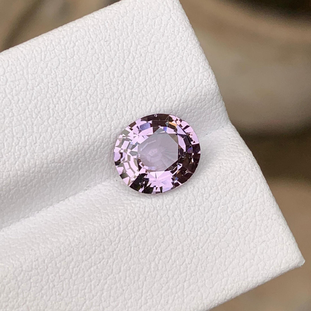 Light Pink Spinel Gemstone: 2.15 CT Oval Cut, Burmese Origin