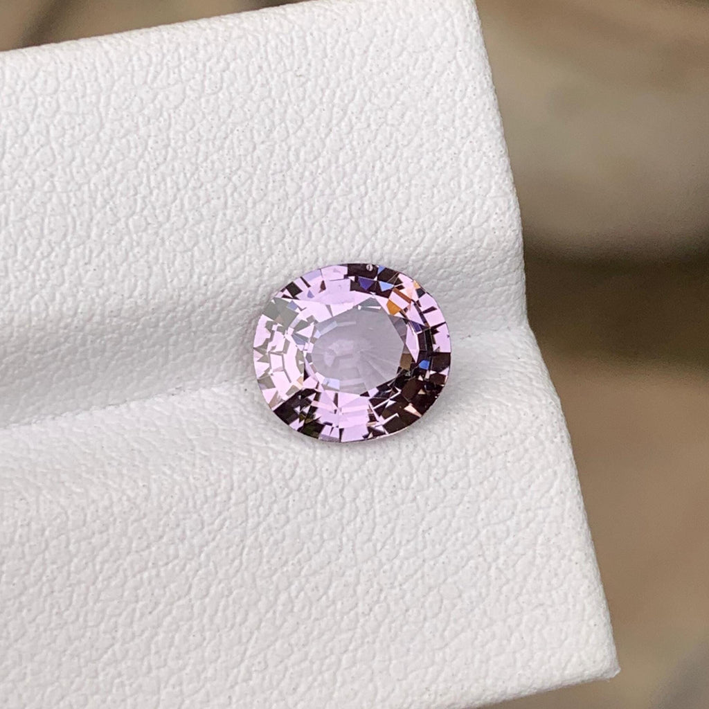 Light Pink Spinel Gemstone: 2.15 CT Oval Cut, Burmese Origin