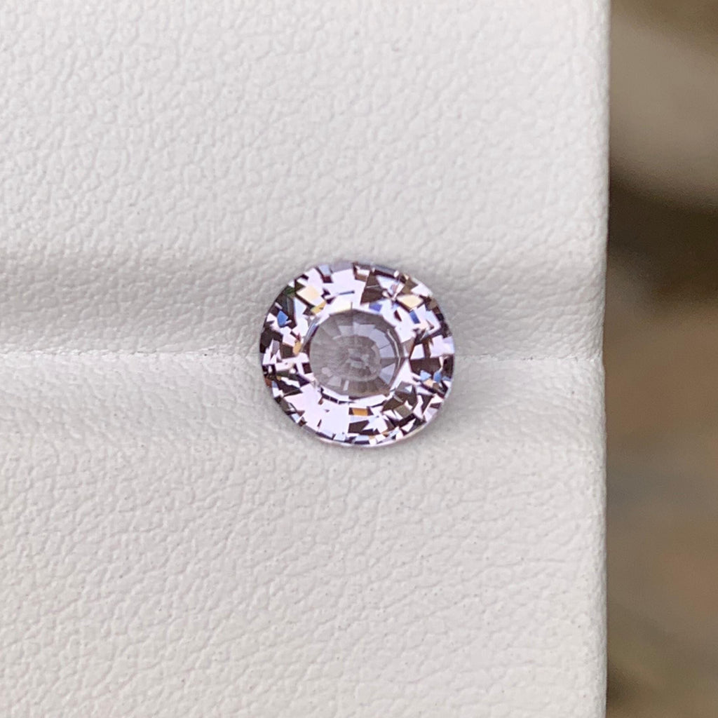 Light Pink Spinel Gemstone 2.10 Ct: Round Cut Burma Origin
