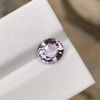 Light Pink Spinel Gemstone 2.10 Ct: Round Cut Burma Origin