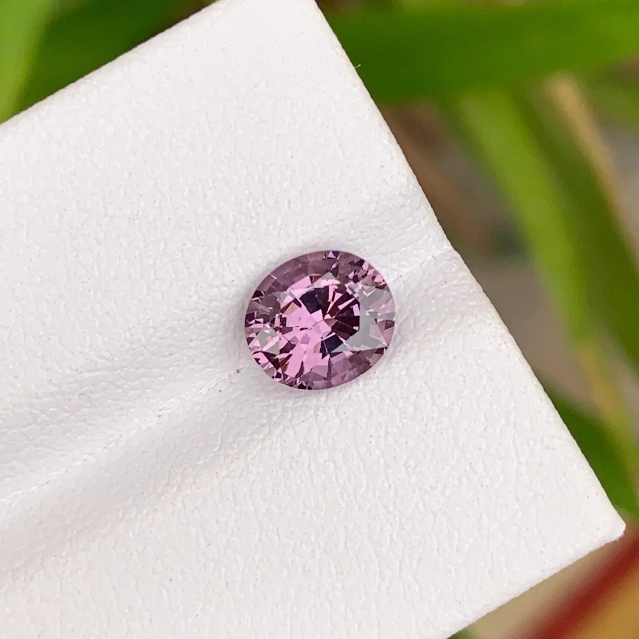 1.50 Ct Pink Spinel Gemstone: Oval Cut, Burma Origin, Untreated Secondary image