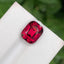 5.10 CT Pinkish Red Garnet Stone: Faceted Cushion Cut (9.6 x 8 MM) - Splendor Gems