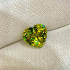 Faceted Heart Sphene Gemstone: 5.15 CTS, VVS Clarity, Madagascar - Splendor Gems