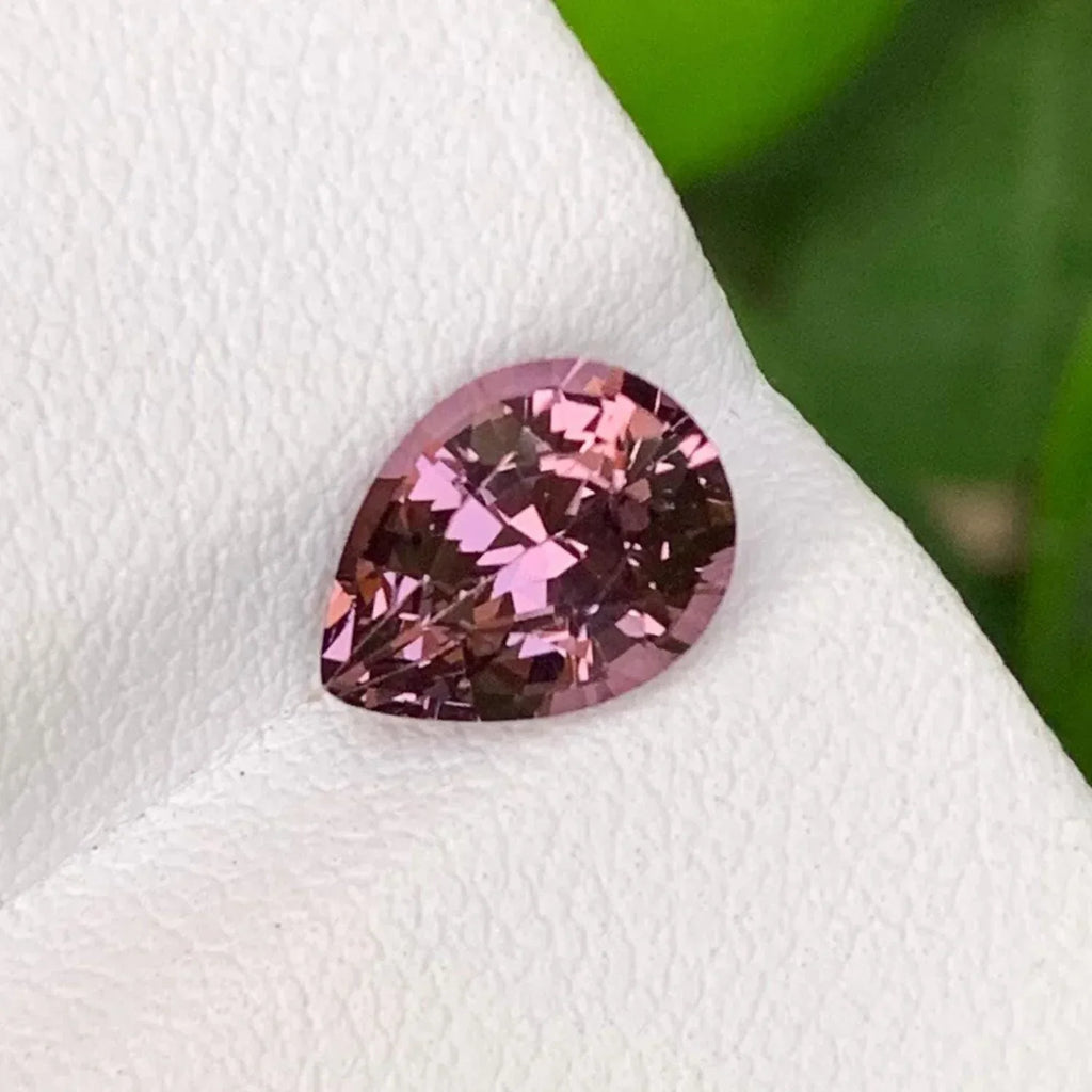 Burma Pink Spinel Stone: Pear Shape, Eye Clean, 2.0 CTS - Splendor Gems