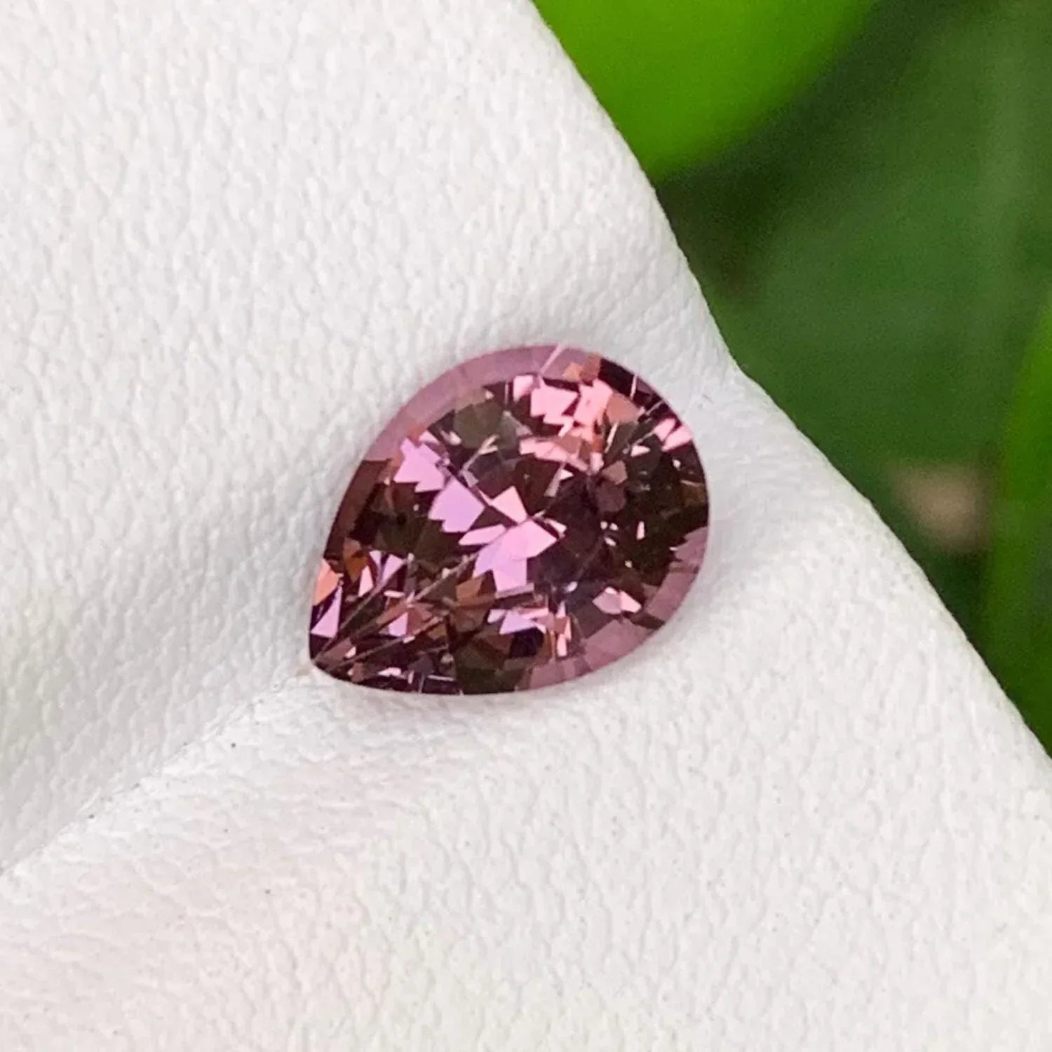 Burma Pink Spinel Stone: Pear Shape, Eye Clean, 2.0 CTS - Splendor Gems