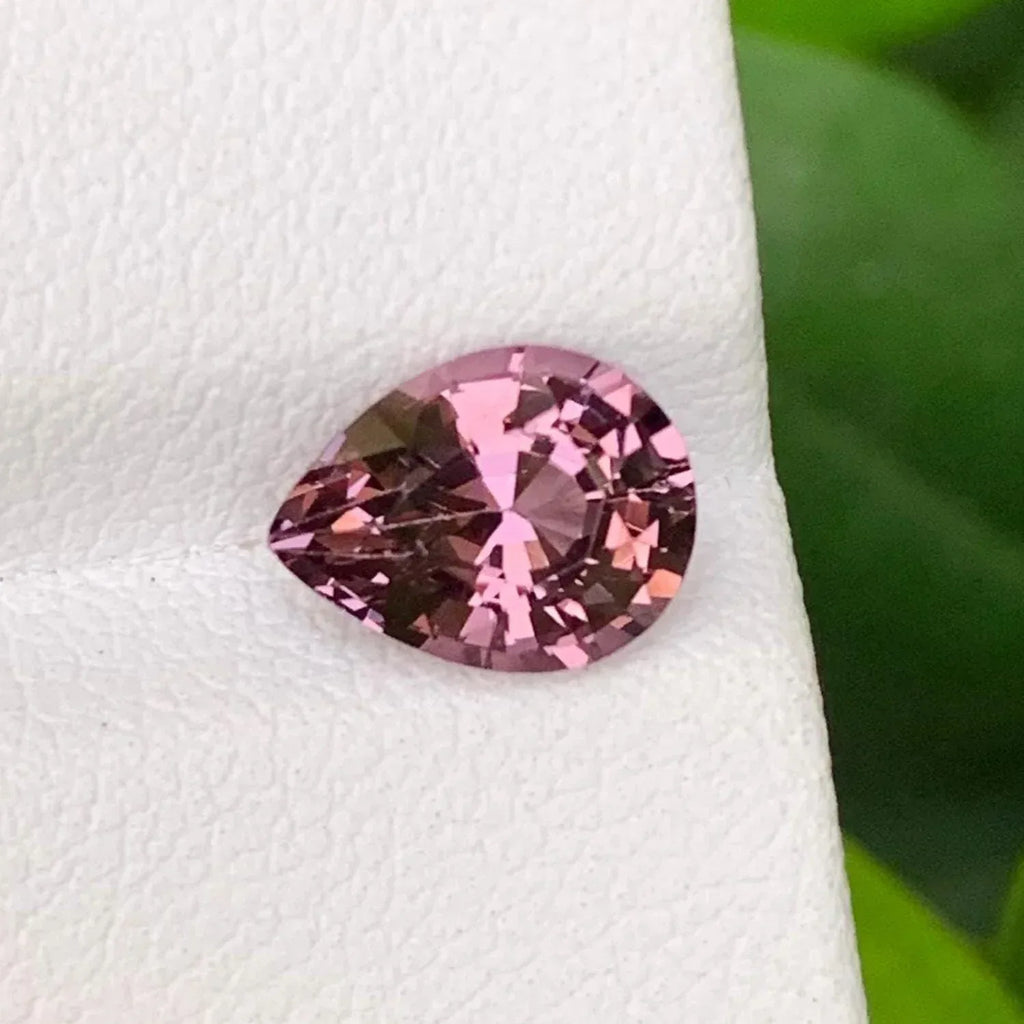 Burma Pink Spinel Stone: Pear Shape, Eye Clean, 2.0 CTS - Splendor Gems