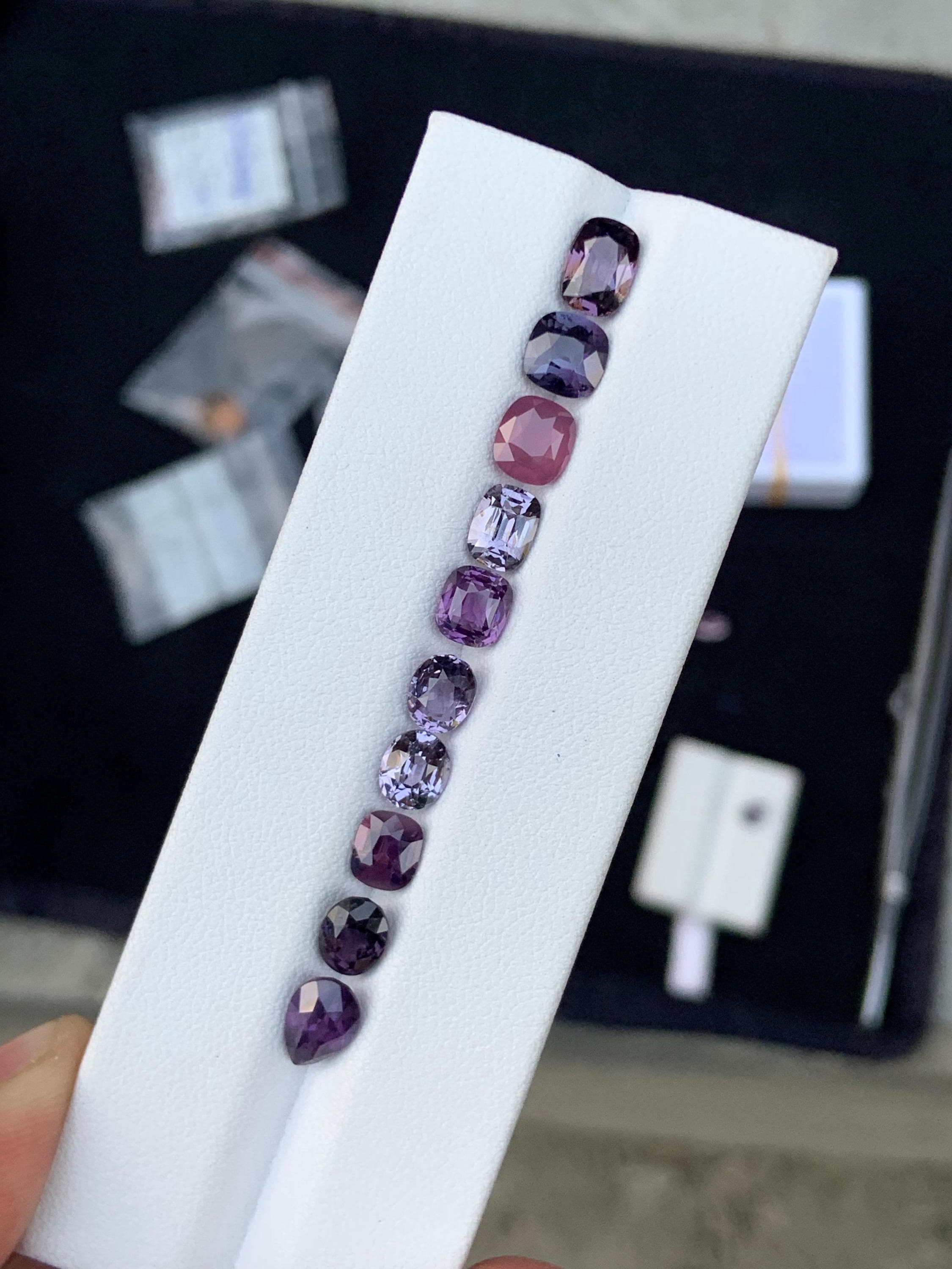 Natural Faceted Spinel Parcel: 10.75 CTS, Burma Origin Secondary image