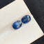 2.55 Carat Ceylon Sapphire Pair: Faceted Oval Gems (12.2 x 10.2 x 8.4 MM) - Splendor Gems