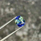 2.70 Carat Bicolor Sapphire: Cushion Cut Sri Lankan Gemstone - Splendor Gems