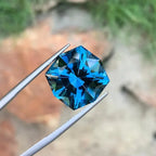 18.10 Carat London Blue Topaz Gemstone: Brazil Origin, Loupe Clean - Splendor Gems