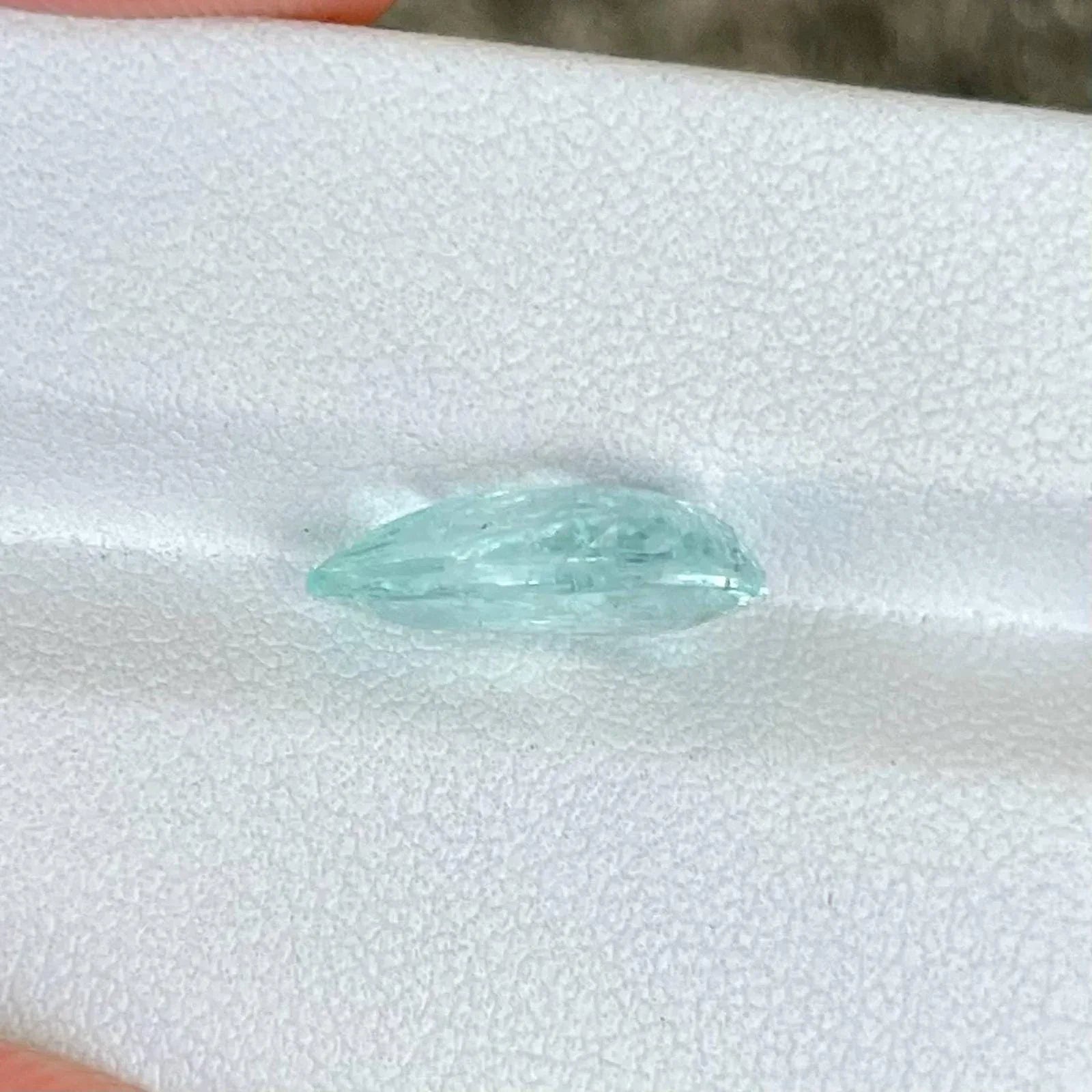 3.46 Carat Greenish Blue Pear Cut Paraiba Tourmaline: Mozambique Secondary image