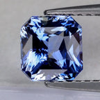 1.56 Carats Blue Sapphire Stone | Octagon Faceted Natural Sri Lankan Gemstone - Splendor Gems