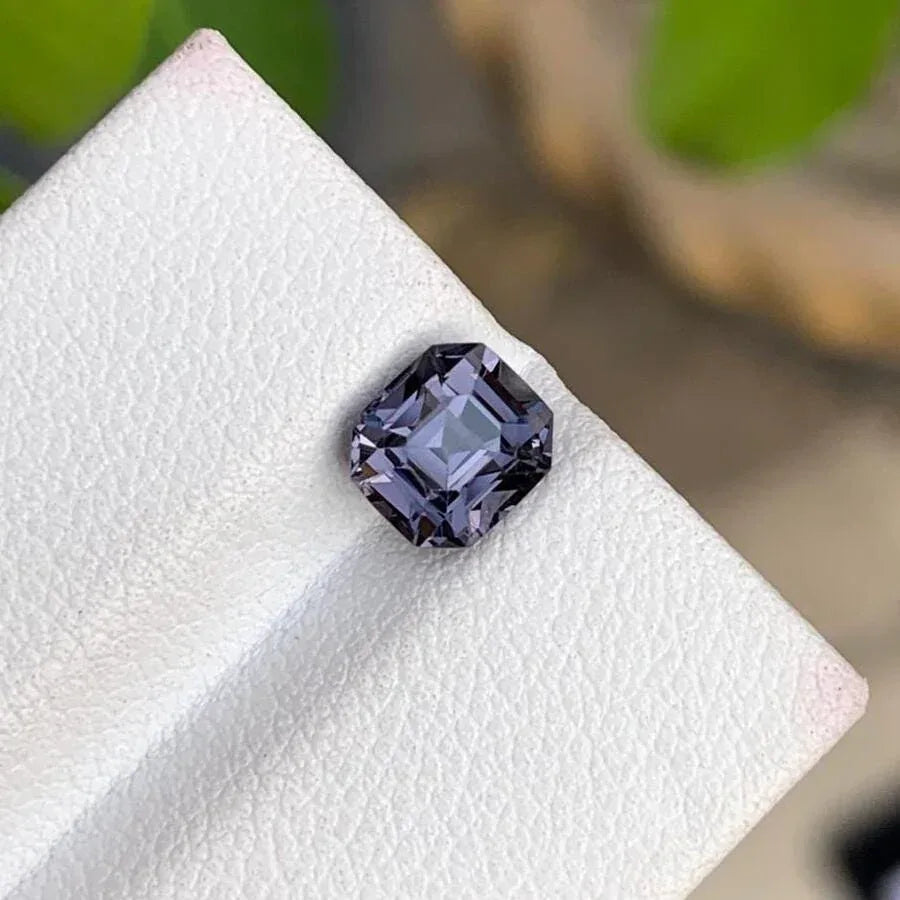1.55 CTS Tropical Blue Spinel: Burma Origin, Round Cut Gemstone Secondary image
