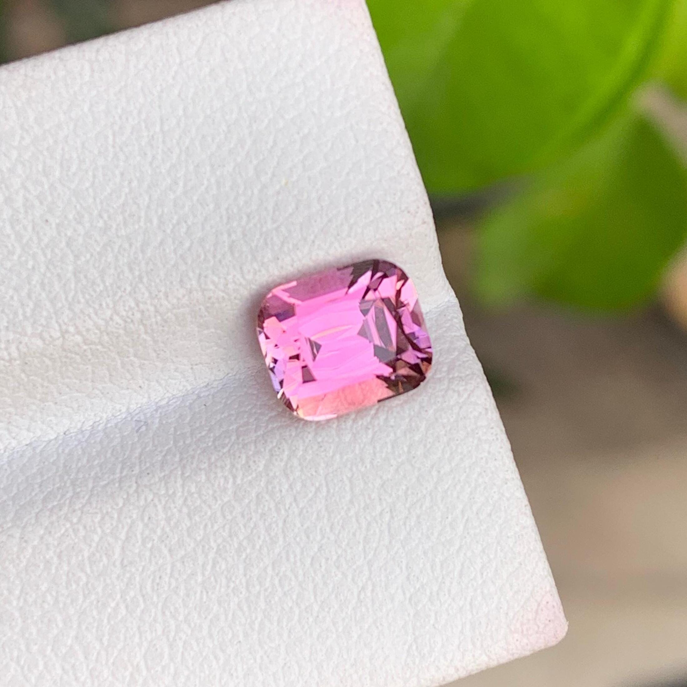 Pink Tourmaline Stone | 1.90 CTS Cushion Cut from Afghanistan