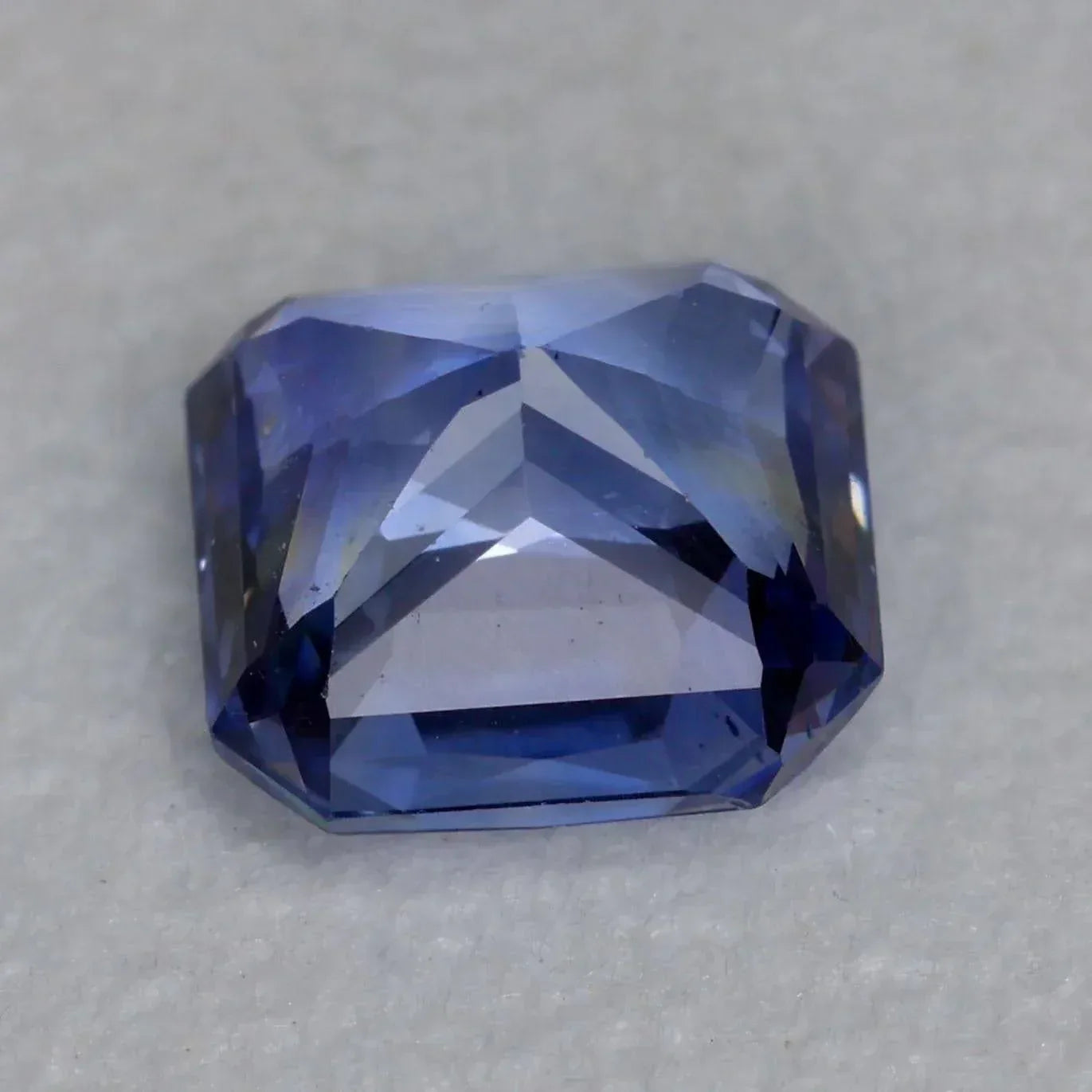 1.56 Carats Blue Sapphire Stone | Octagon Faceted Natural Sri Lankan Gemstone - Splendor Gems