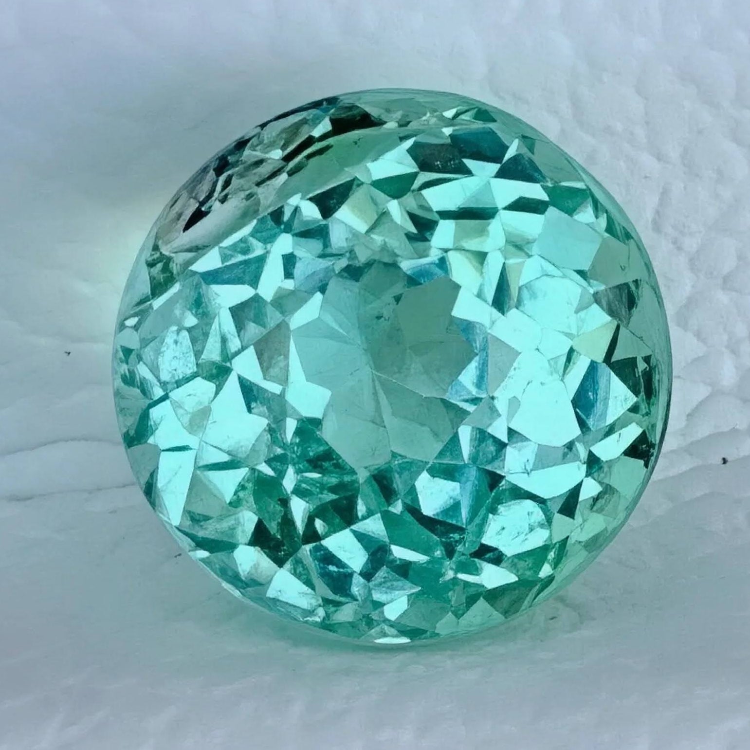 Natural Paraiba Tourmaline 1.17 Ct Round Modified Brilliant Loose Gemstone | VS Mozambique Tourmaline | Untreated Fine Jewelry Gem