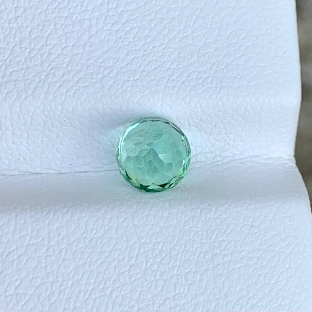 Natural Paraiba Tourmaline 1.17 Ct Round Modified Brilliant Loose Gemstone | VS Mozambique Tourmaline | Untreated Fine Jewelry Gem