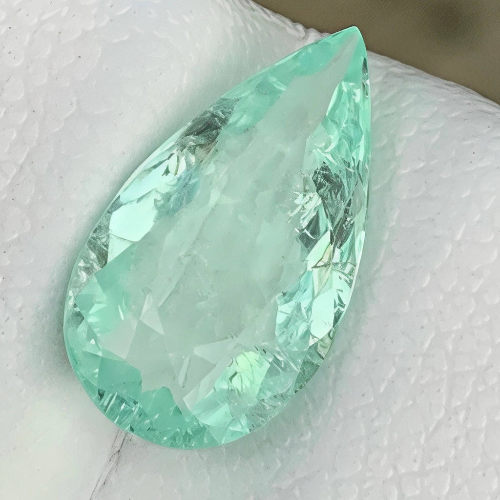 Natural Paraiba Tourmaline 2.17 Ct Pear Cut Loose Gemstone | VS Clarity Mozambique Tourmaline | Untreated Fine Jewelry Gem