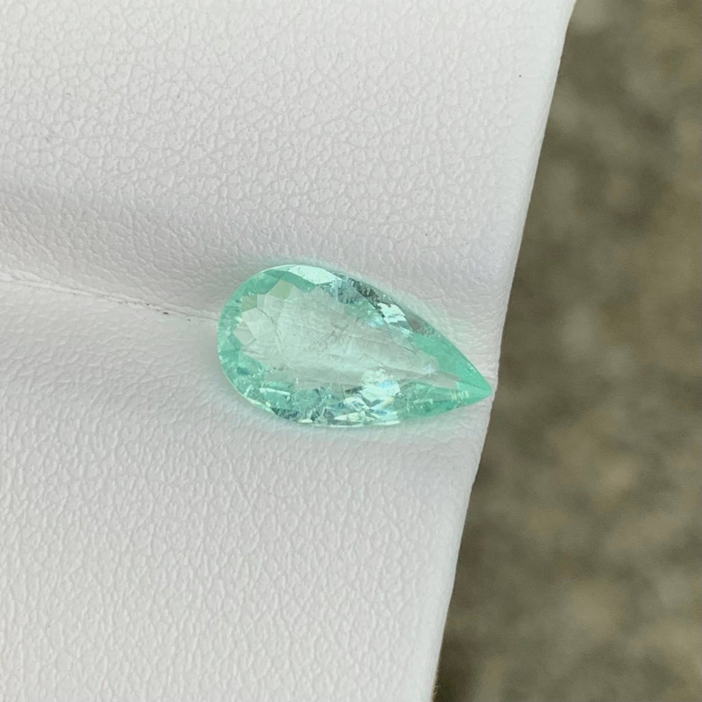 Natural Paraiba Tourmaline 2.17 Ct Pear Cut Loose Gemstone | VS Clarity Mozambique Tourmaline | Untreated Fine Jewelry Gem