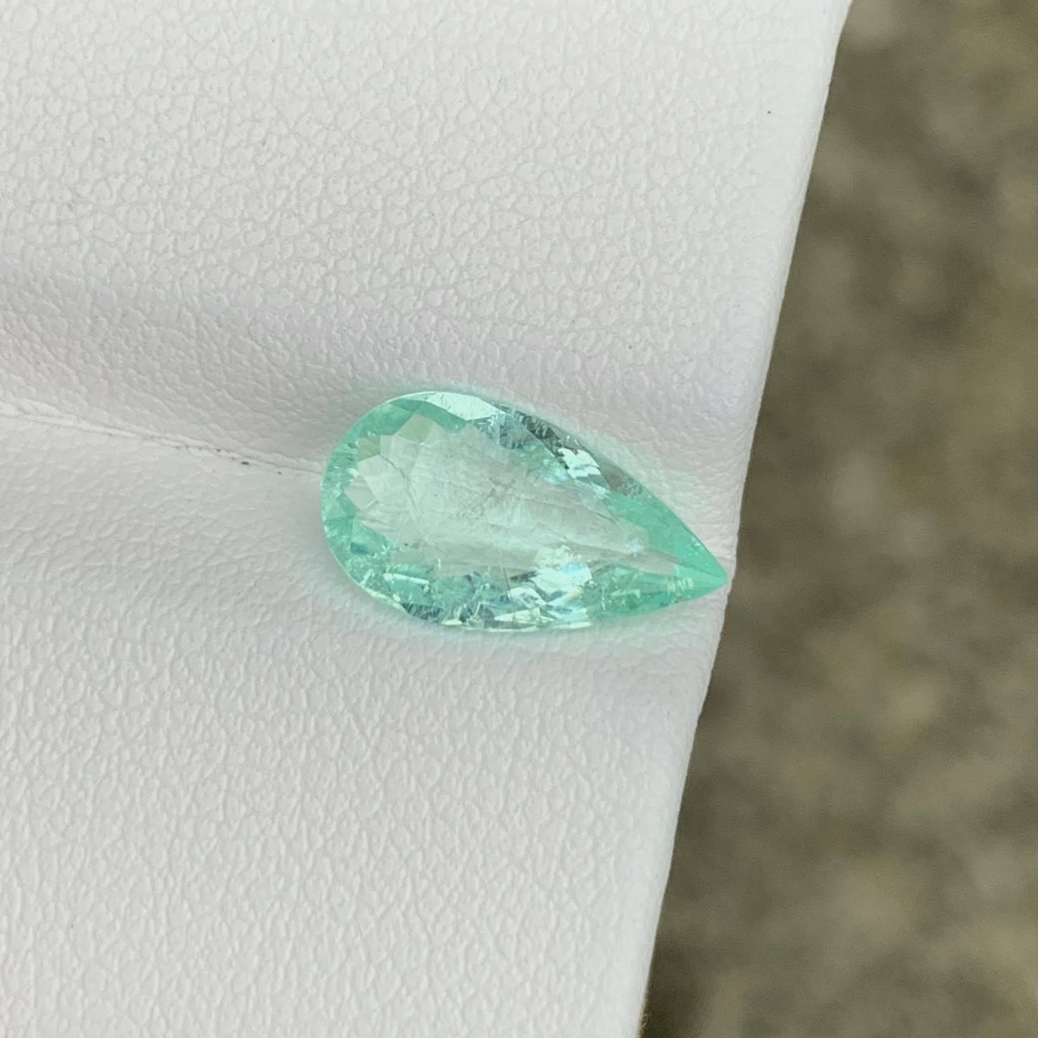 Natural Paraiba Tourmaline 2.17 Ct Pear Cut Loose Gemstone | VS Clarity Mozambique Tourmaline | Untreated Fine Jewelry Gem