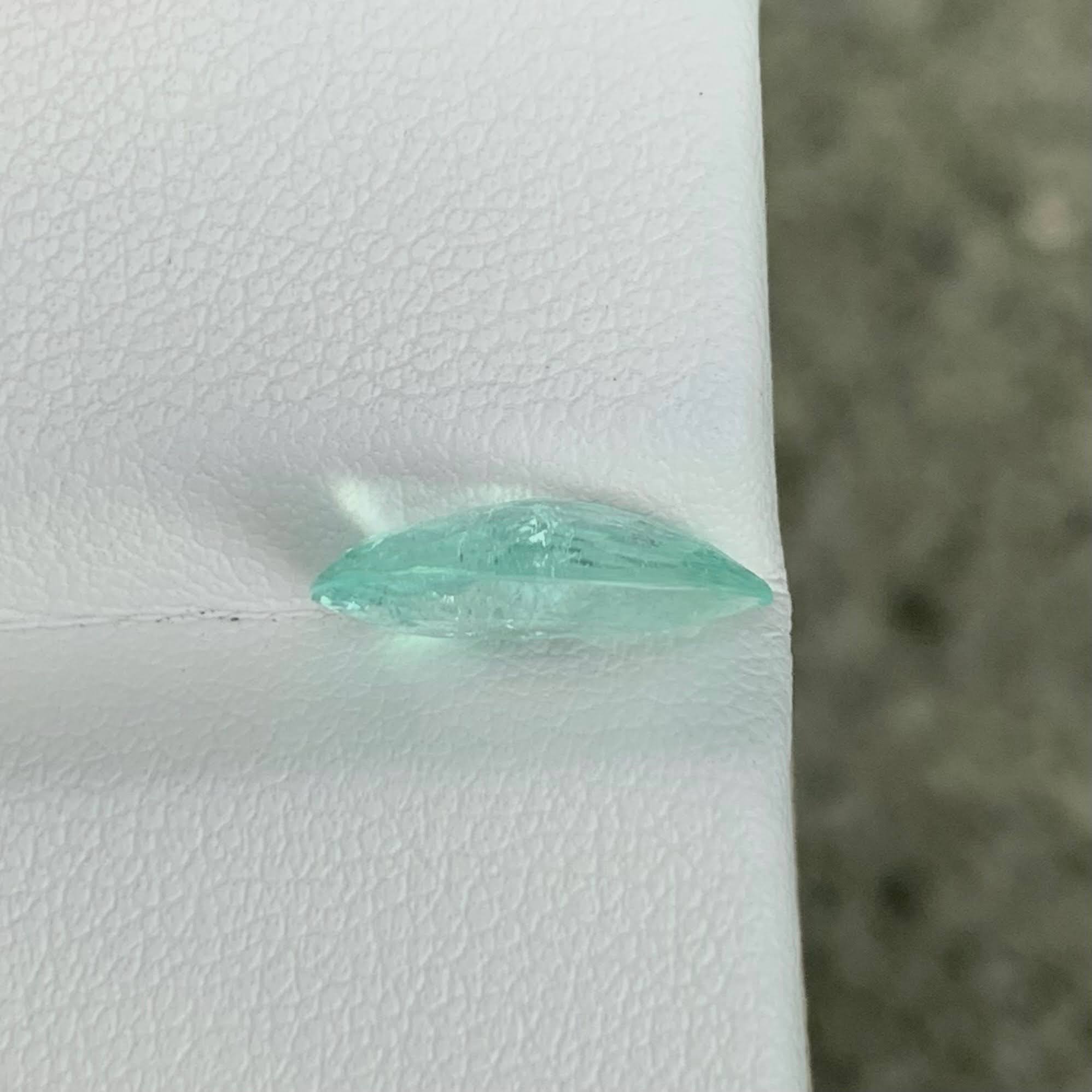 Natural Paraiba Tourmaline 2.17 Ct Pear Cut Loose Gemstone | VS Clarity Mozambique Tourmaline | Untreated Fine Jewelry Gem