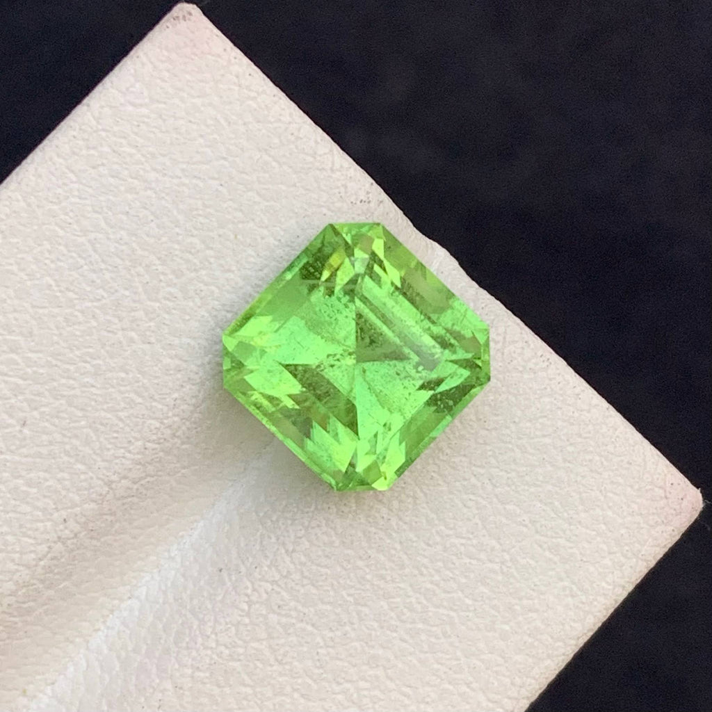 Natural Peridot 5.56 Ct Pakistan Green Loose Gemstone Untreated Round Cut August Birthstone