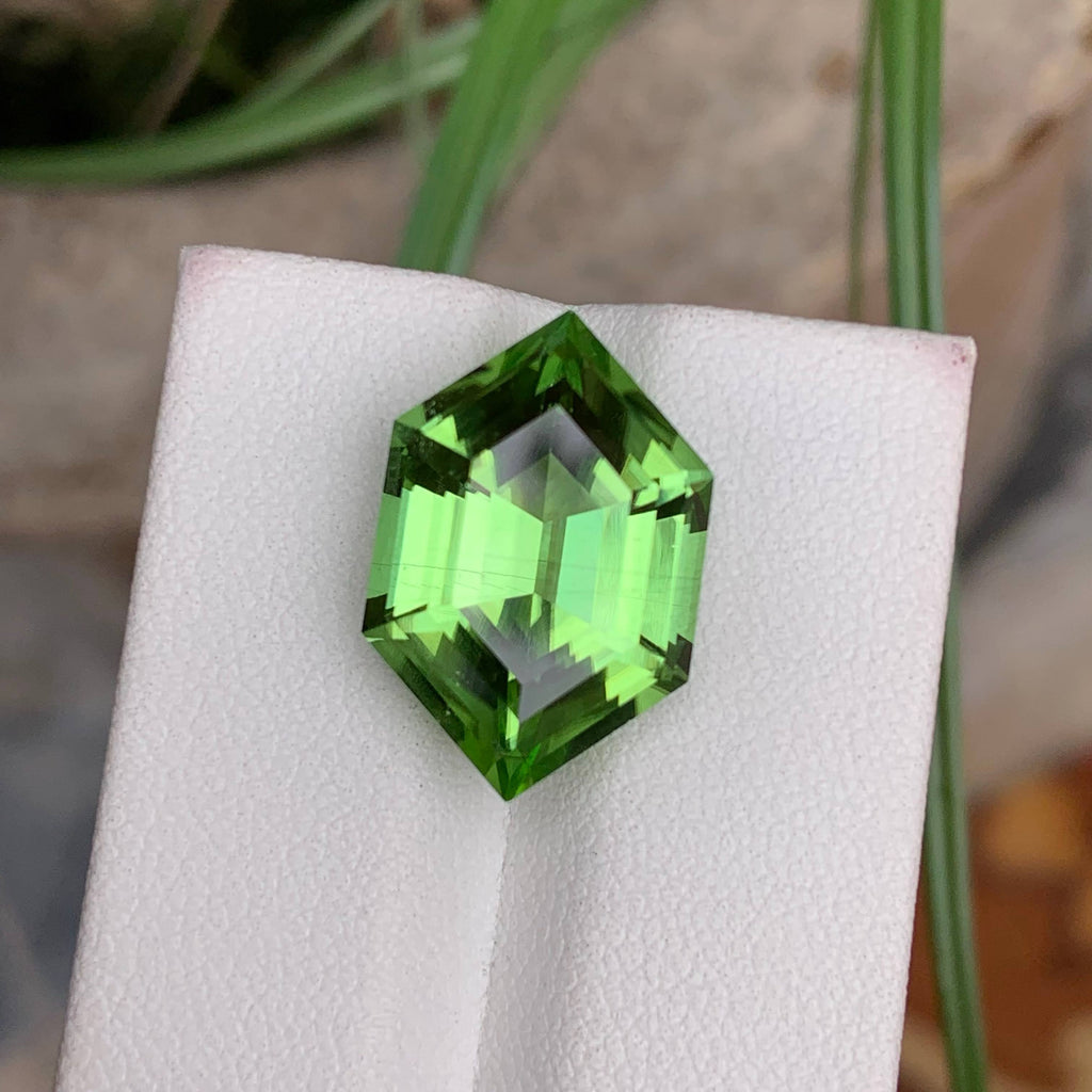Natural Peridot 12.21 Ct Eye Clean Loose Gemstone | Pakistan Peridot | Untreated Green Gem for Fine Jewelry