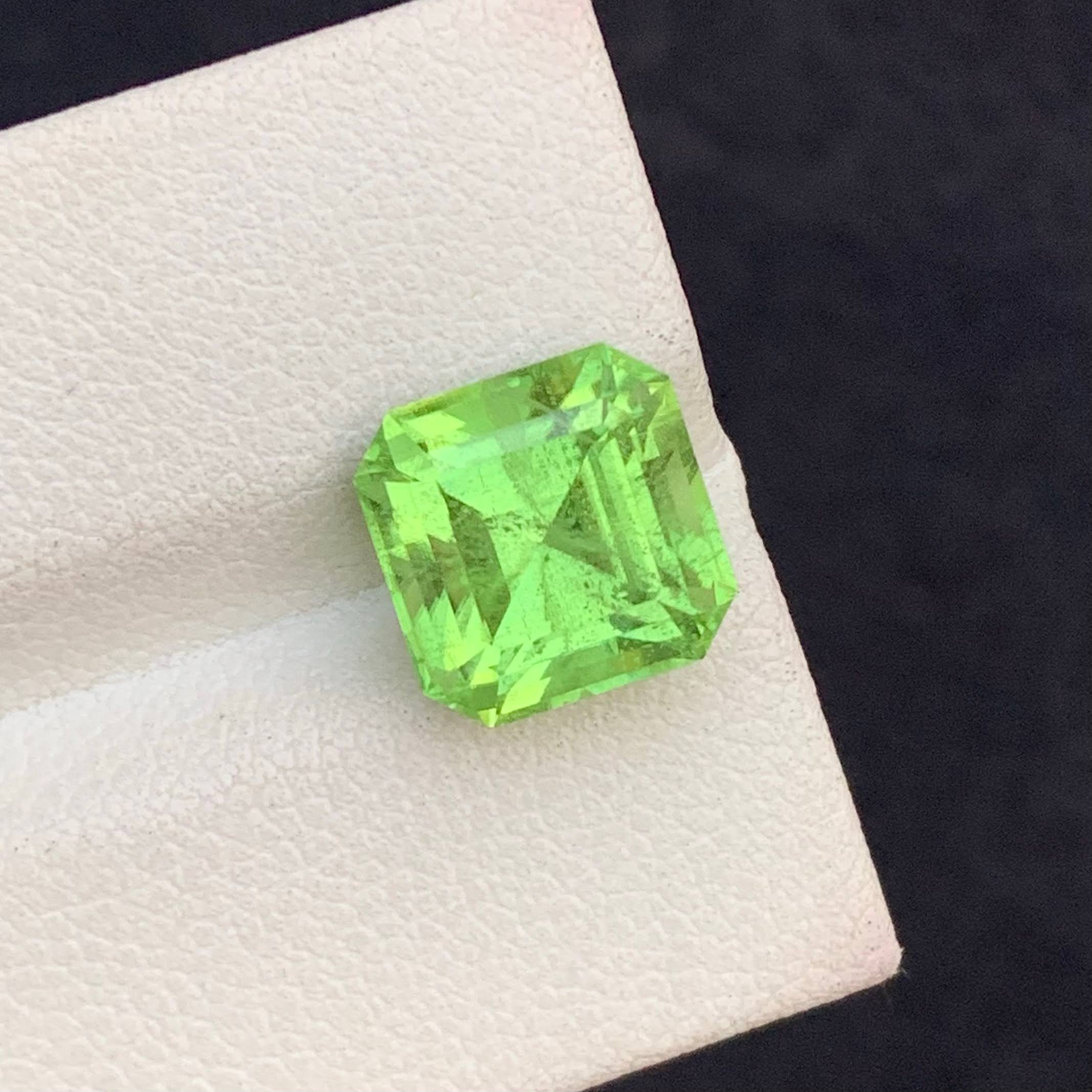 Natural Peridot 5.56 Ct Pakistan Green Loose Gemstone Untreated Round Cut August Birthstone