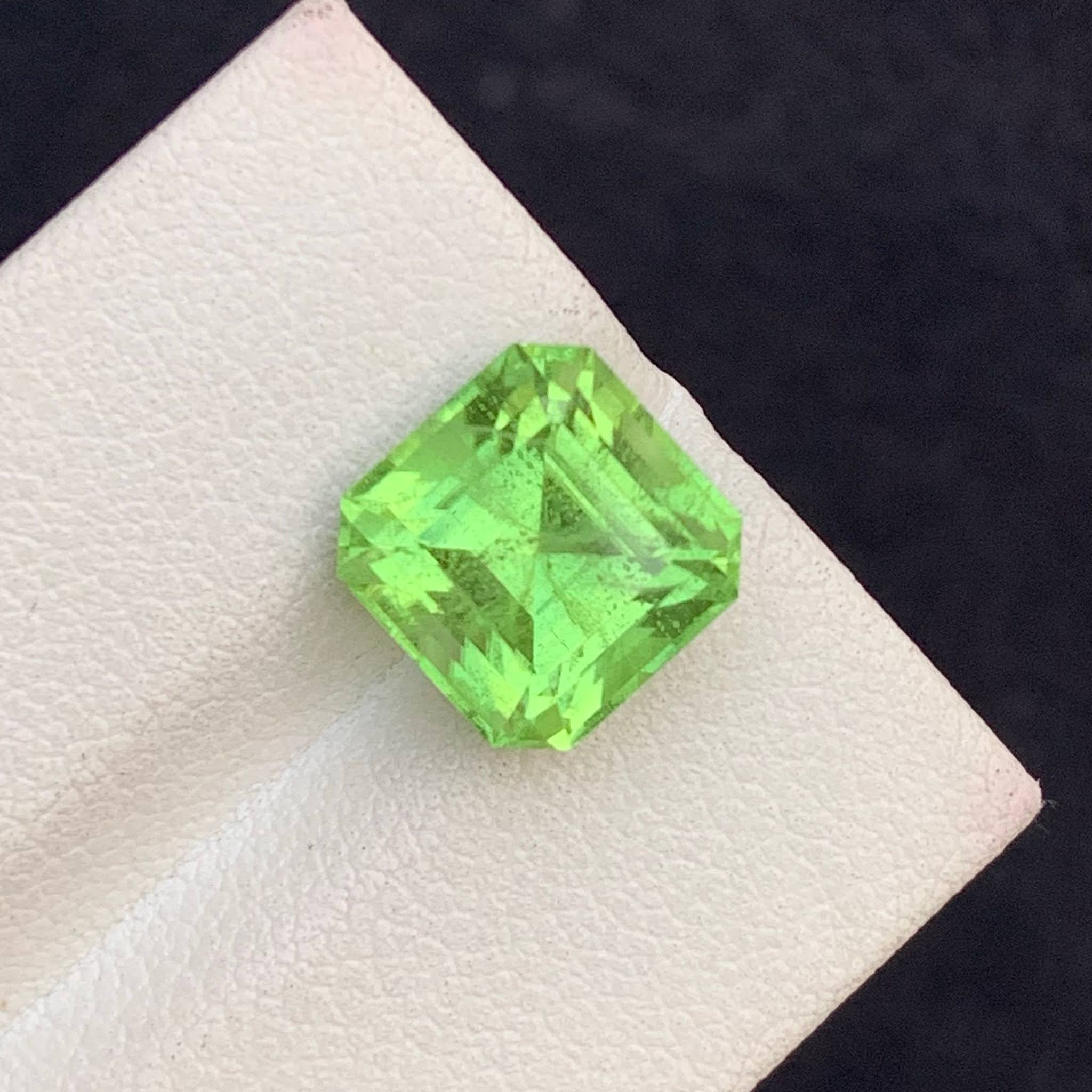 Natural Peridot 5.56 Ct Pakistan Green Loose Gemstone Untreated Round Cut August Birthstone