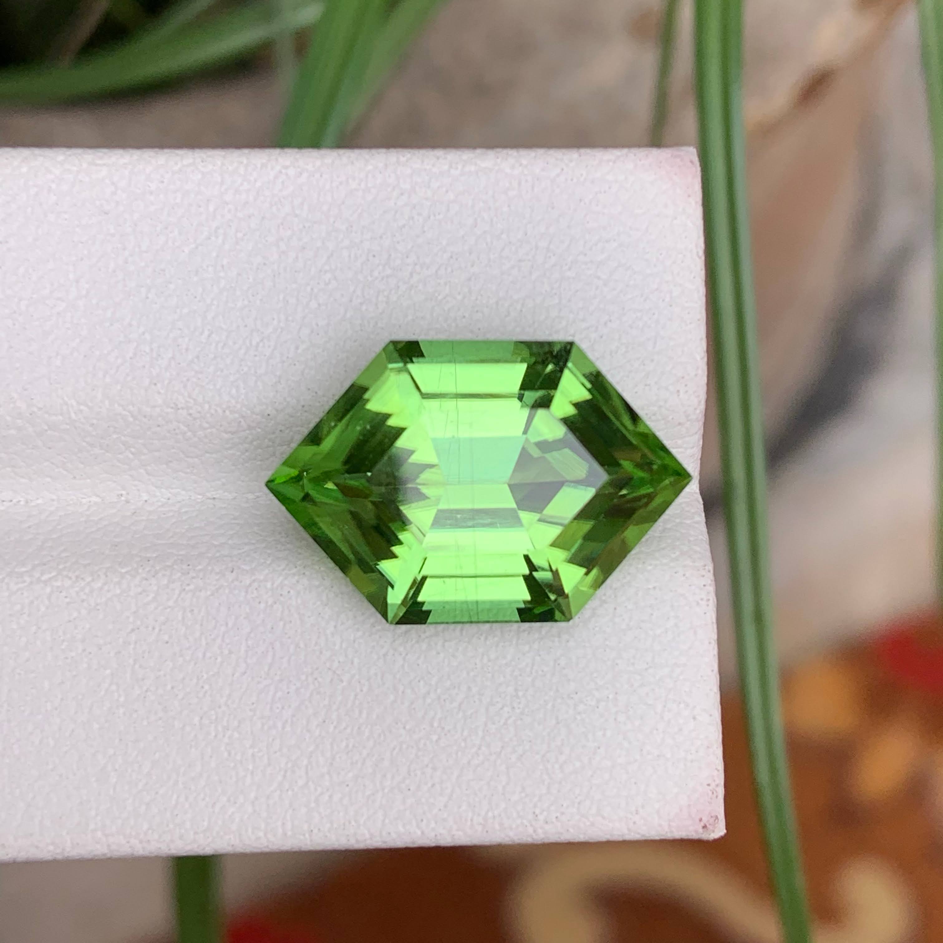 Natural Peridot 12.21 Ct Eye Clean Loose Gemstone | Pakistan Peridot | Untreated Green Gem for Fine Jewelry