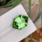 Natural Peridot 12.21 Ct Eye Clean Loose Gemstone | Pakistan Peridot | Untreated Green Gem for Fine Jewelry