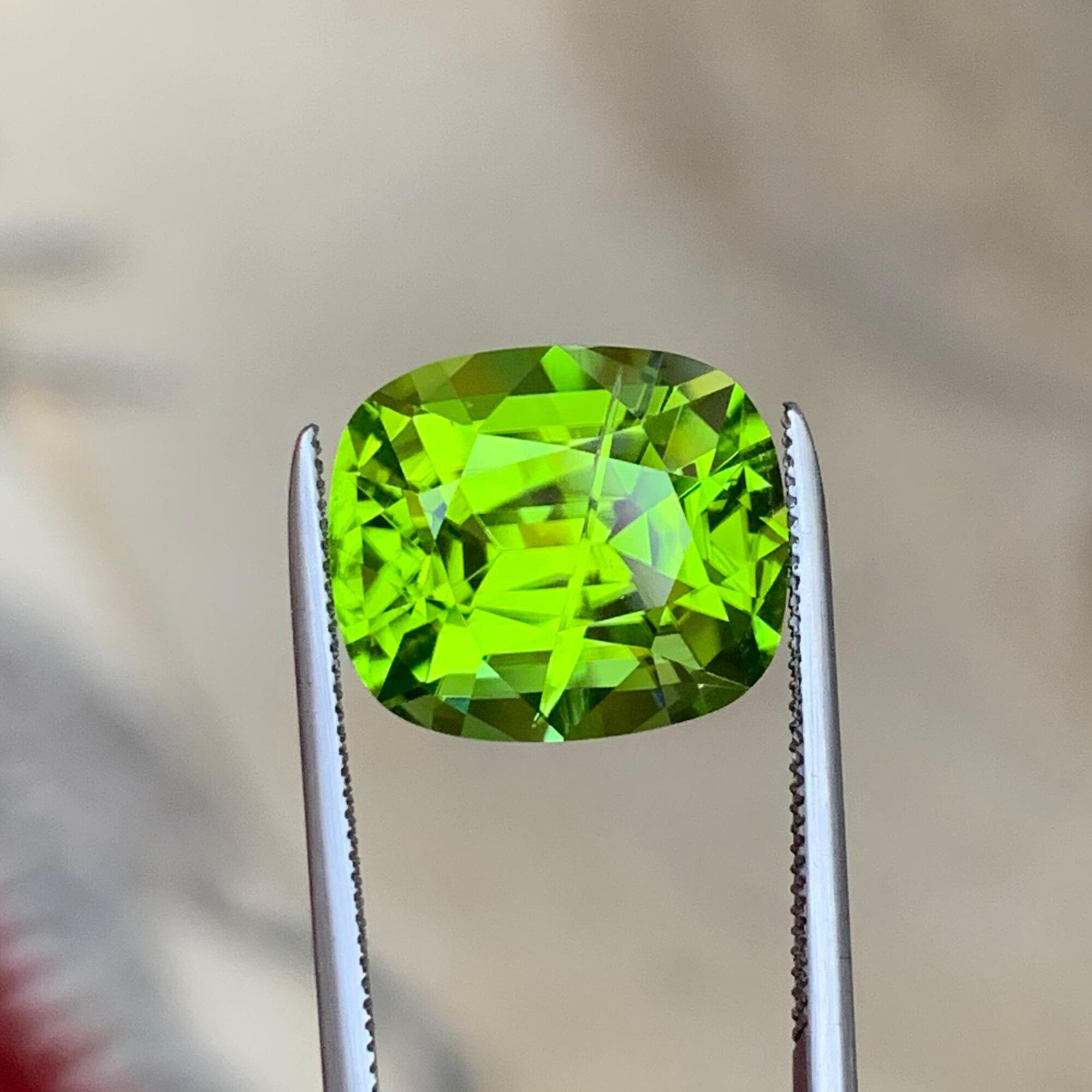 Natural Bright Green Peridot 8.30 Carats Main image