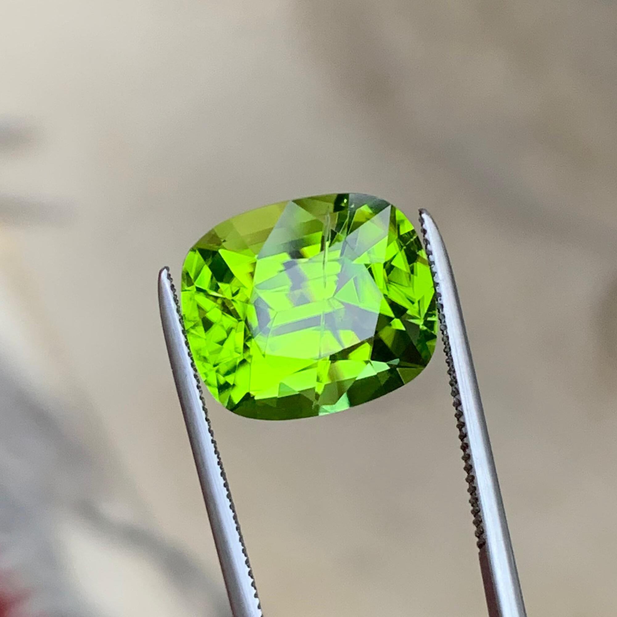 Natural Bright Green Peridot 8.30 Carats