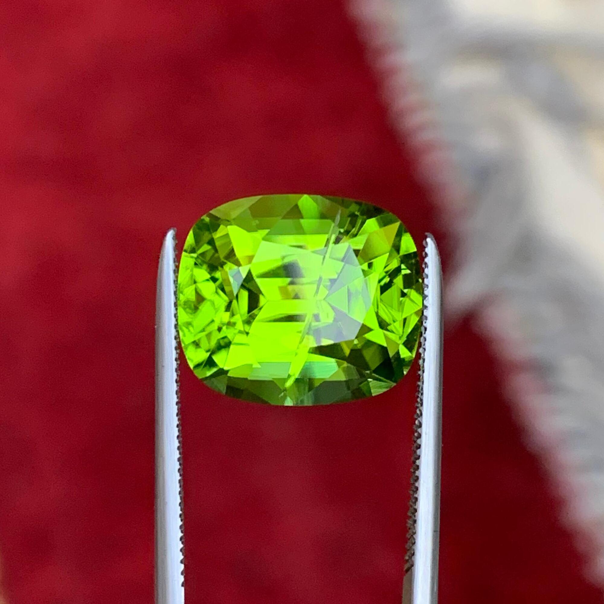 Natural Bright Green Peridot 8.30 Carats