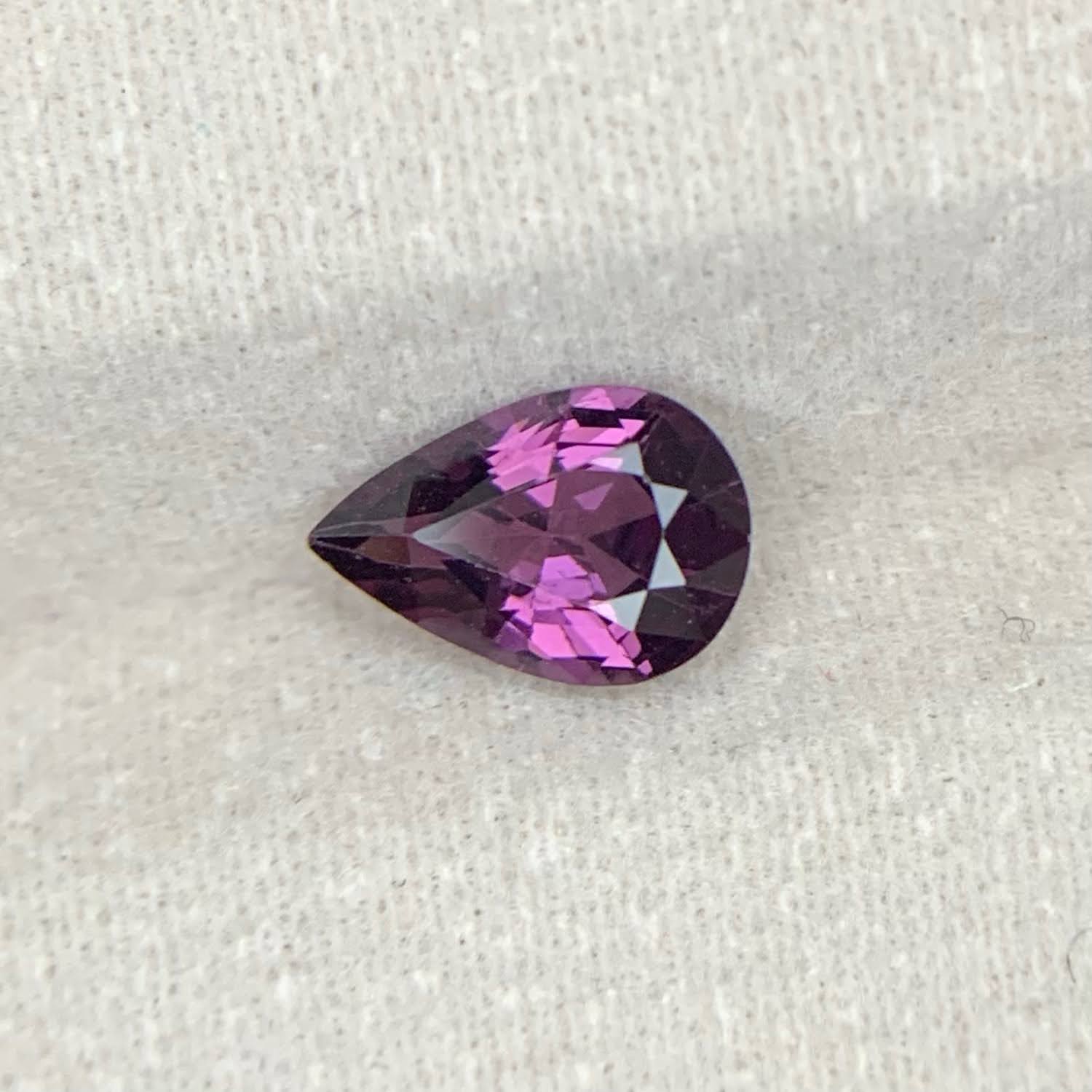 Natural Pink Spinel 1.16 Carats | Pear Shape Sri Lankan Spinel | Eye Clean Loose Gemstone | Fine Quality Jewelry Stone