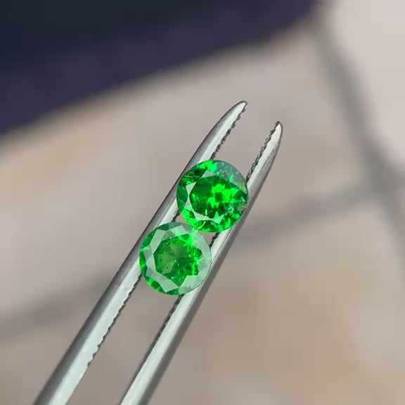 Natural Tsavorite Garnet 0.64 Ct Tanzania Green Gemstone Eye Clean Loose Stone Untreated