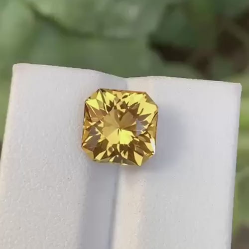 Natural Brazilian Citrine – 4.30 Ct Eye-Clean Gem | Untreated Golden Citrine