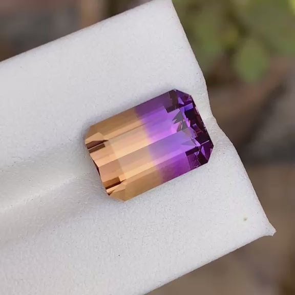 Natural Ametrine 7.65 Ct Loose Gemstone | Bolivia Ametrine | Eye Clean Untreated Quartz | Fine Jewelry Making Stone