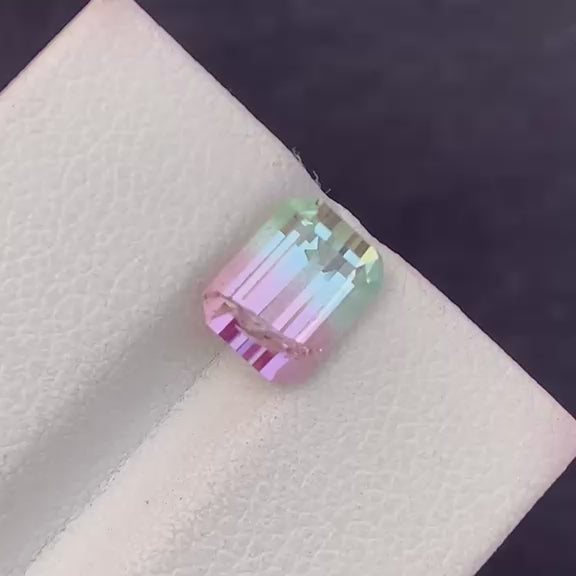 Natural Watermelon Tourmaline 2.48 Ct Loose Gemstone | Afghanistan Bi-Color Tourmaline | Untreated Jewelry Making Stone