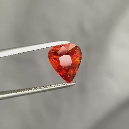 Natural Spessartite Garnet 2.75 Ct Loose Gemstone | Eye Clean Madagascar Garnet | Untreated Orange Garnet | Fine Jewelry Stone
