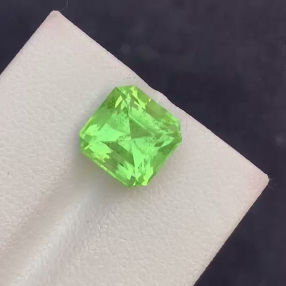 Natural Peridot 5.56 Ct Pakistan Green Loose Gemstone Untreated Round Cut August Birthstone