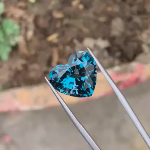 Loupe Clean London Blue Topaz with Rich Blue Hue