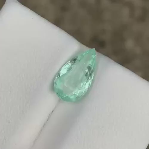 Natural Paraiba Tourmaline 2.17 Ct Pear Cut Loose Gemstone | VS Clarity Mozambique Tourmaline | Untreated Fine Jewelry Gem