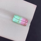 Natural Watermelon Tourmaline 3.44 Ct Loose Gemstone | Afghanistan Tourmaline | Bi-Color Included Gem | Untreated Jewelry Stone