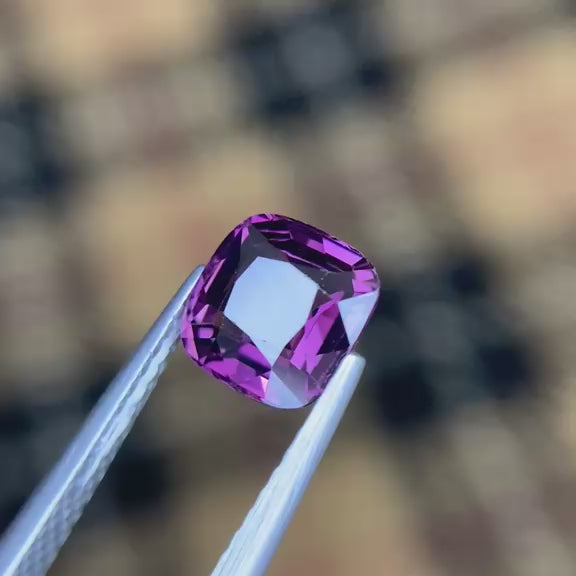 Natural Pink Spinel 1.58 Ct Loose Gemstone | Sri Lanka Pink Spinel | Slightly Included Untreated Gem | Fine Jewelry Stone