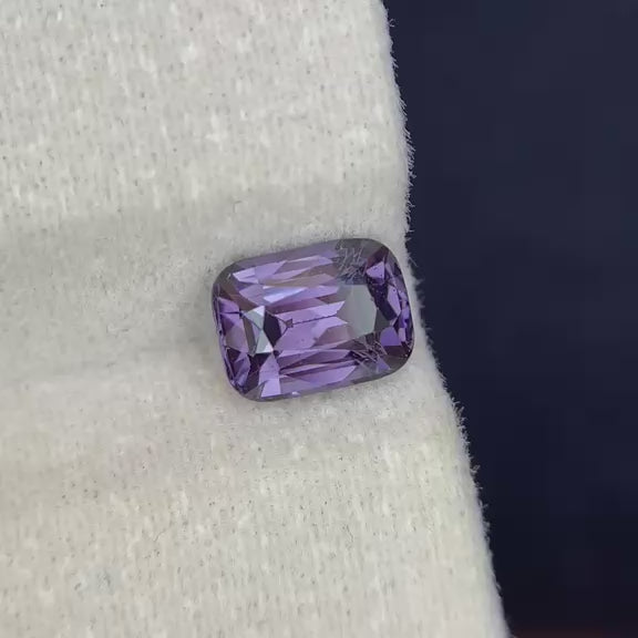 Natural Purple Spinel 1.54 Ct Loose Gemstone | Eye Clean Sri Lanka Spinel | Untreated Purple Gem | Fine Jewelry Making Stone