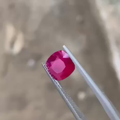 Pigeon Blood Ruby 2.53 Carat | Natural Unheated Rare Gemstone