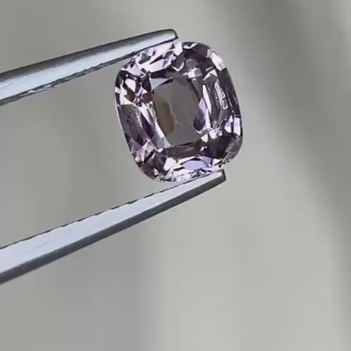 Natural Gray Purple Spinel 1.32 Ct Loose Gemstone | Burma Spinel | VSI Clarity Untreated Gem | Fine Jewelry Stone