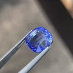Natural Sri Lanka Sapphire 6.12 Ct Cushion Cut Loose Sapphire Gemstone Eye Clean Untreated Blue Sapphire  Etsy Description