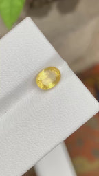 Marigold Yellow Sapphire Stone | 1.20 CTS